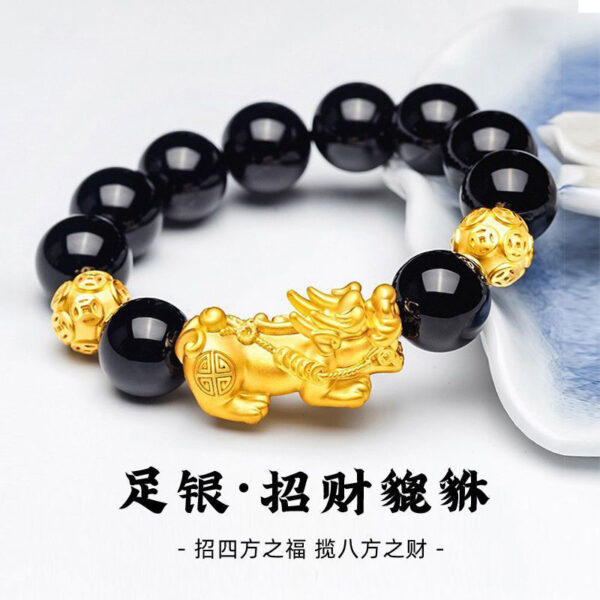 Pixiu Wealth-Attracting and Evil-Repelling Bracelet