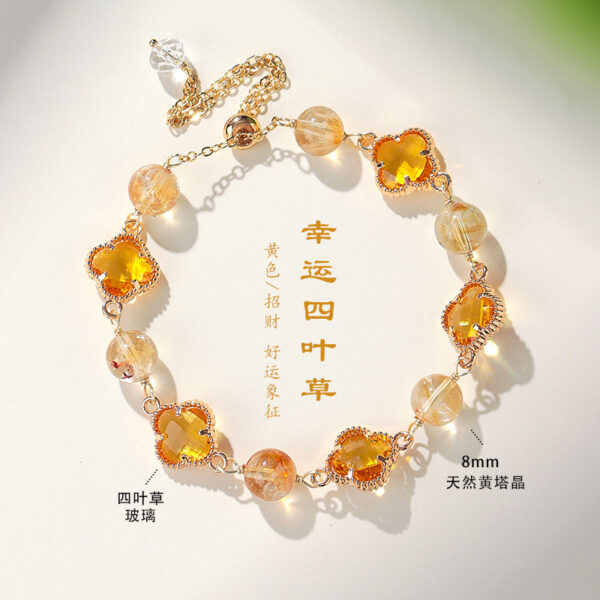 Lucky Clover Luxury Fashion Four-Leaf Clover Bracelet